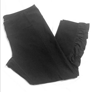 MPG crop leggings, black, large